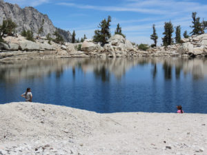 Kids on a Lake