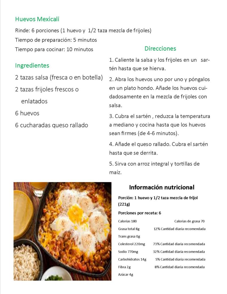 Recipe spanish