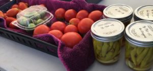 fresh produce for sale at the Big Pine Paiute Farmers Market