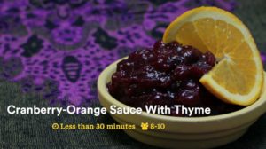 7. Cranberry Orange Sauce with Thyme
