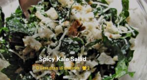 6. Spicy Kale Salad