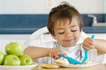 child eating